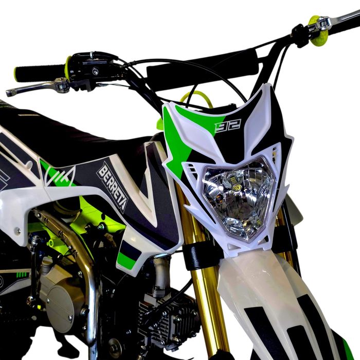 Motocross Berreta 125cc 4 Timpi E-Start Alb/verde. Anunț dedicat B2B