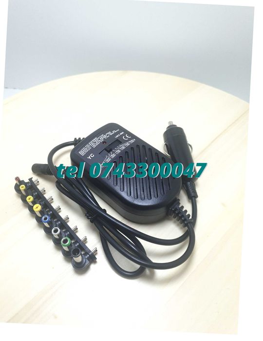 Incarcator Universal Pentru Laptop Pentru Auto Alimentare La 12v