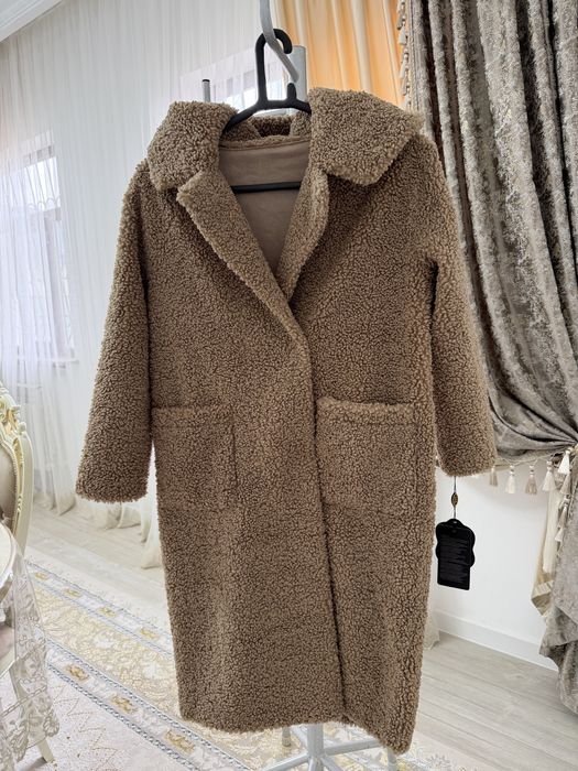 Тедди шуба двухсторонная