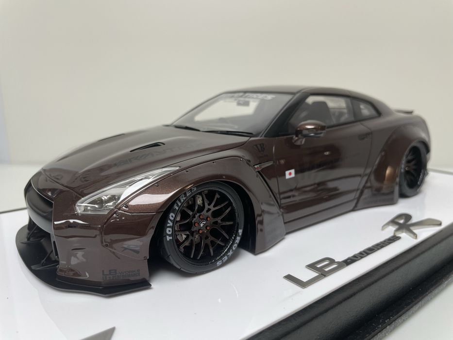 Nissan GT-R R35 LB Works 1/18 Make Up / Prior Design 1/18 GT SPIRIT ...