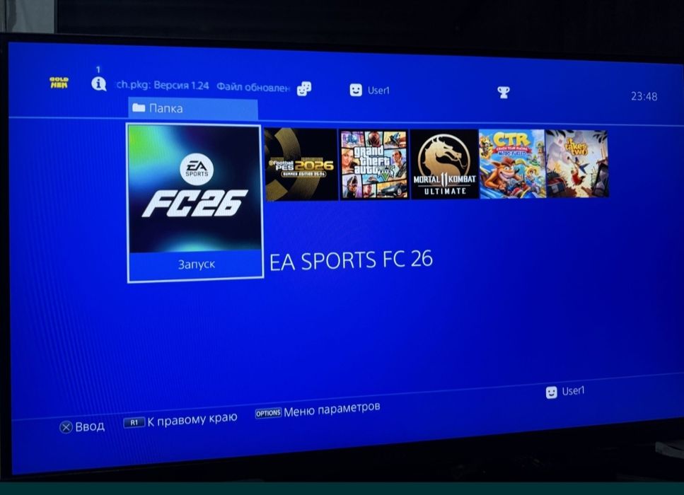 PS4 Fat Koreyadan Kelgan 4tadan Yangi Djostik bilan versiyasi 6.72
