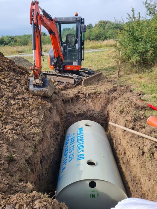 Fosa septica cu montaj