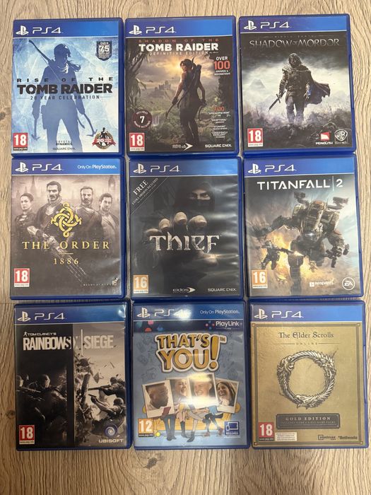 Оригианлни игри дискове за пс4, ps4, playstation4