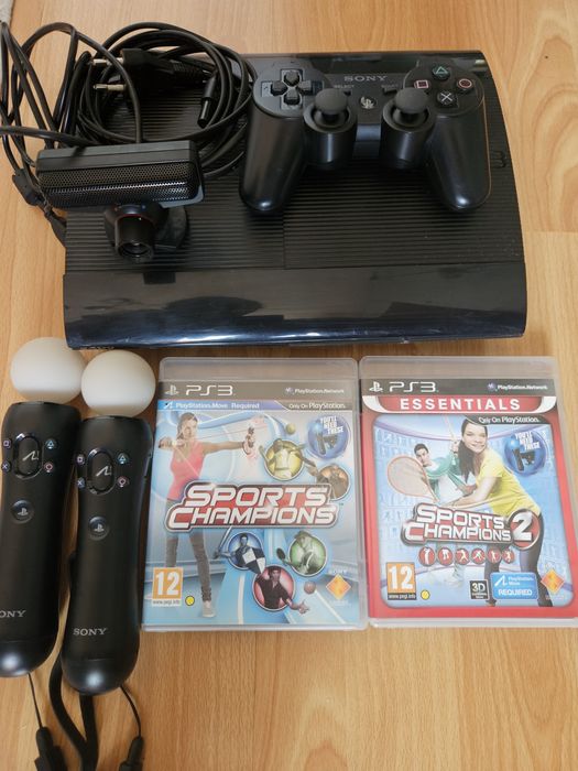 Playstation 3 Super Slim 500GB с камера и Move