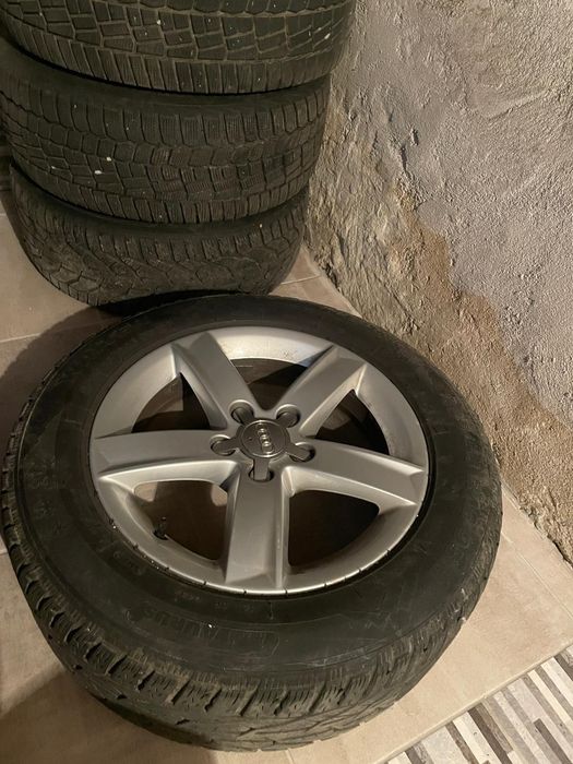 Jante audi R16 cu roti de iarna , in stare buna