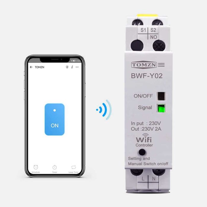 TOMZN Смарт Контролер за дистанционно управление на контактори