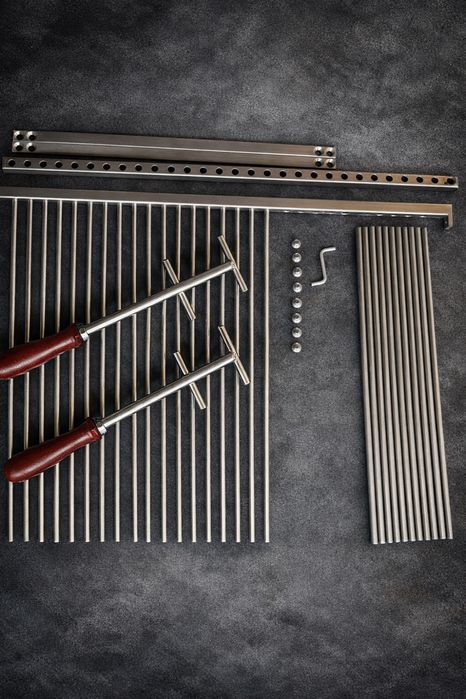 Скара от Неръждаема стомана, напълно разглобяема