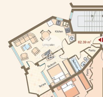 Продава 2-стаен апартамент, До ключ, с морска гледка, кв. Аспарухово