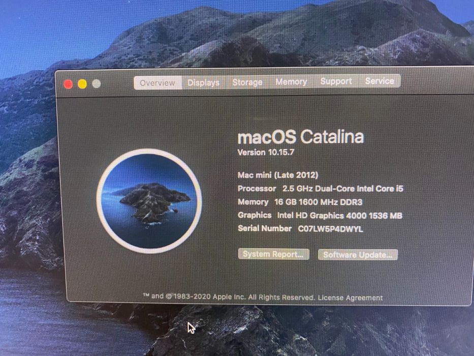 Mac mini 6.1 late 2012 1tb