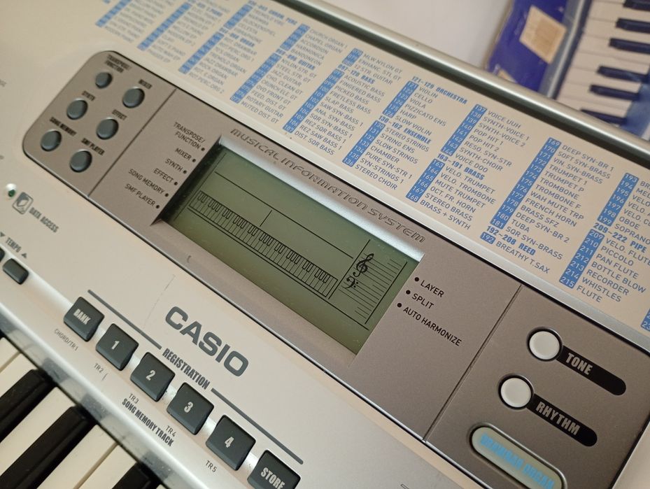 Casio CTK-691 Tone Bank pian orga