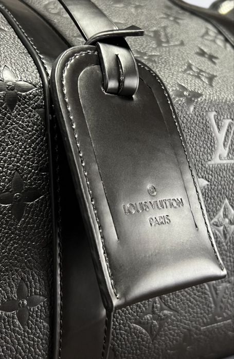 Louis vuitton - LV Pattern Embossed duffle bag-black