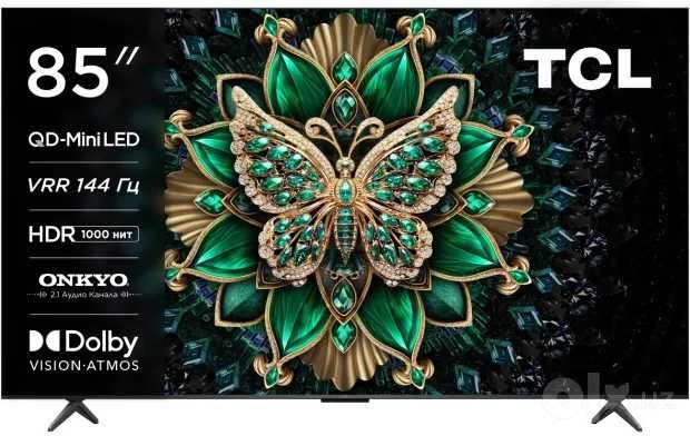 TCL Телевизор 85" C6K Mini-LED 4K 144 Гц — бесплатная доставка