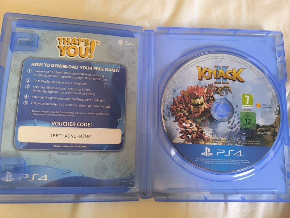 Knack 2 for ps4.