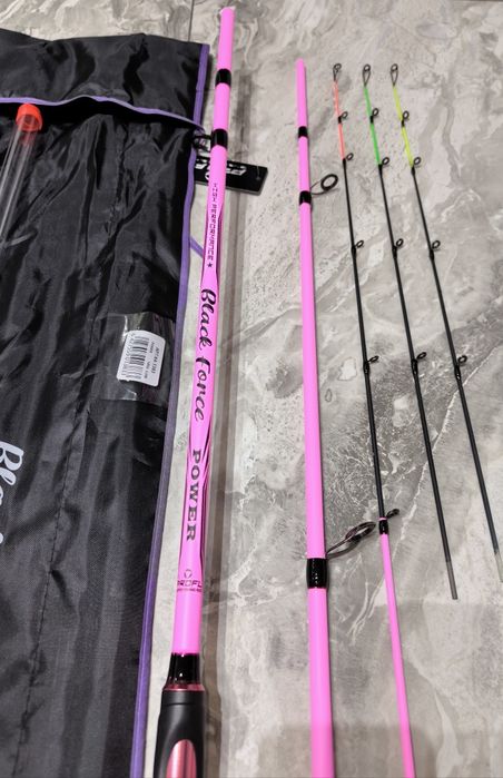 SET 2 Feedere FL BLACK FORCE PINK 3.60m 60-180g NEW 2025