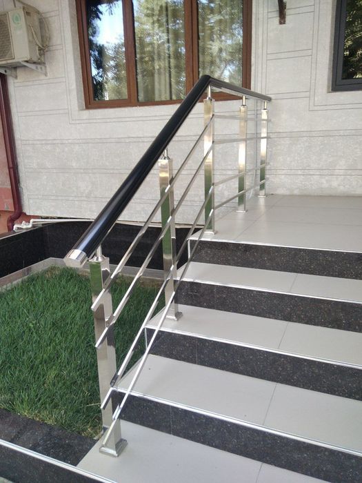 Перила из нержавейка и ограждение zanglamas polatdan toʻsiqlar