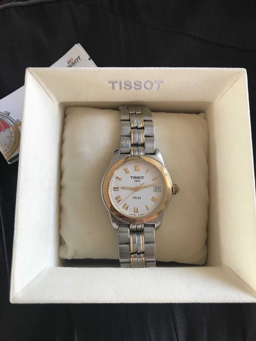 Продава оригинален Швейцарски мъжки часовник TISSOT PR 50