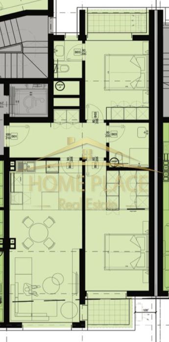 Тристаен апартамент в кв. Левски