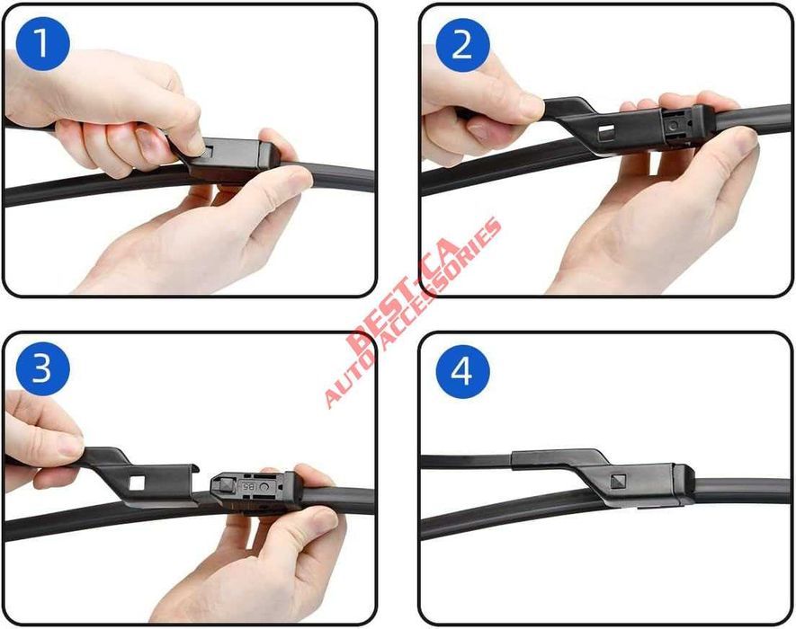 Комплект чистачки предно стъкло 68+43 cm VW Sharan Seat Alhambra 2010-