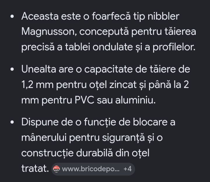 Magnuson-foarfeca tăiat metale