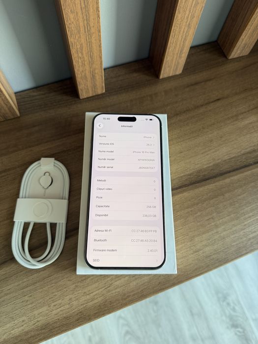 Iphone 16 Pro Max 256GB - Ca Nou