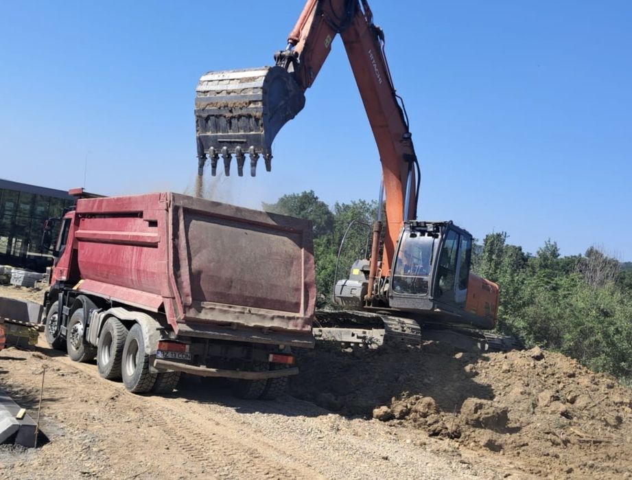 Utilaje pentru constructii, terasamente , santuri , demolari industriale sau civile - de inchiriat