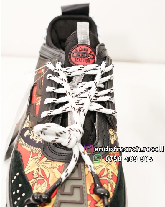 Versace Chain Reaction Negru Roșu Galben