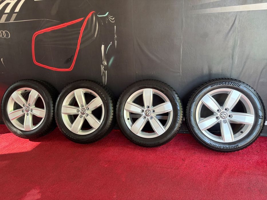 Оригинални VW джанти 17” с гуми 215/55/17