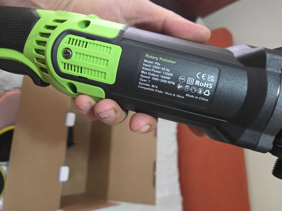 Etoolab Mașină de lustruit cu acțiune dublă 1680w8