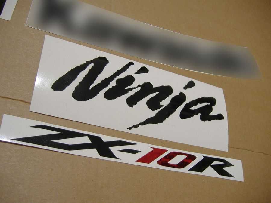 Стикери Kawasaki ZX10R Ninja 2008-2009 лепенки кавазаки зх10р zx-10r