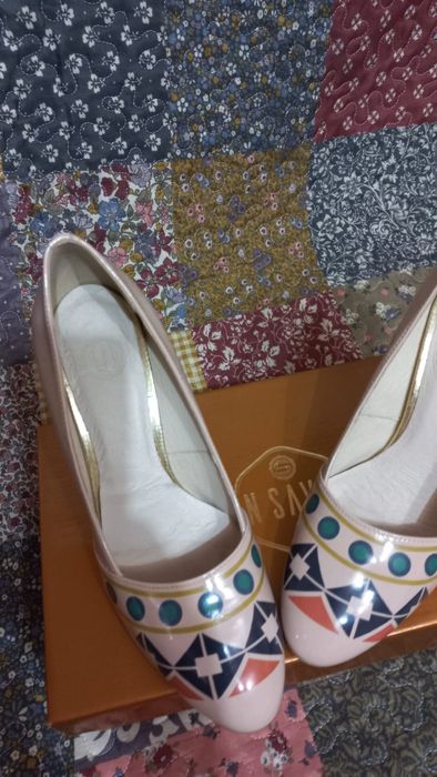 Pantofi piele naturala, 38 marimea