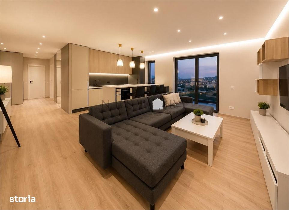 Apartament de lux, 3 camere, parcare, view, Andrei Muresanu