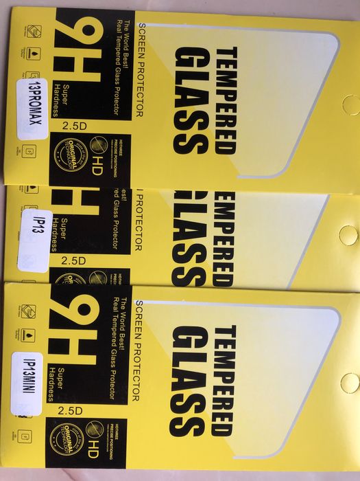 Folie iphone 17, 16, 15, 14 sau 13, 12, 11 calt Premium, anti amprente