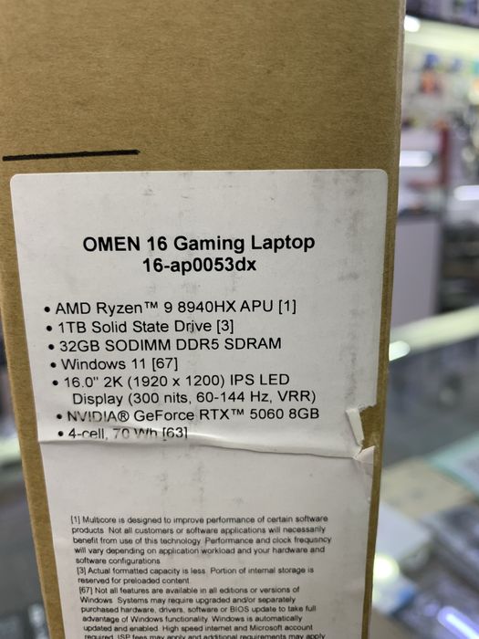 Новый HP OMEN 16 Gaming Laptop