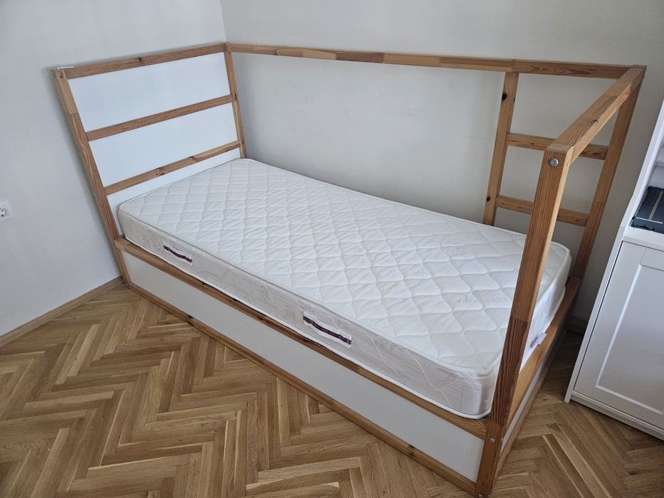 Детско легло Ikea Kura с матрак Isleep Smart