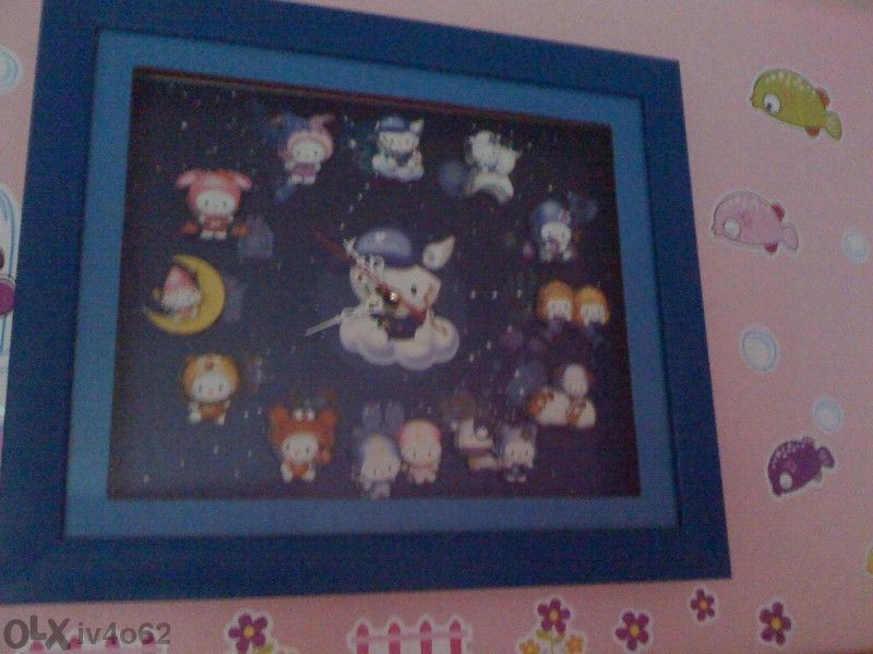 детски стенен часовник