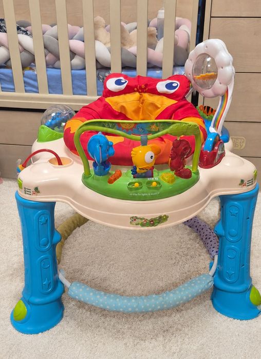 Бебешки център проходилка Raya Toys Baby Жаба с музика и светлини