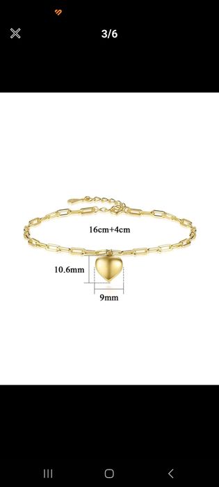 Set argint gold(2 bratari+lant)