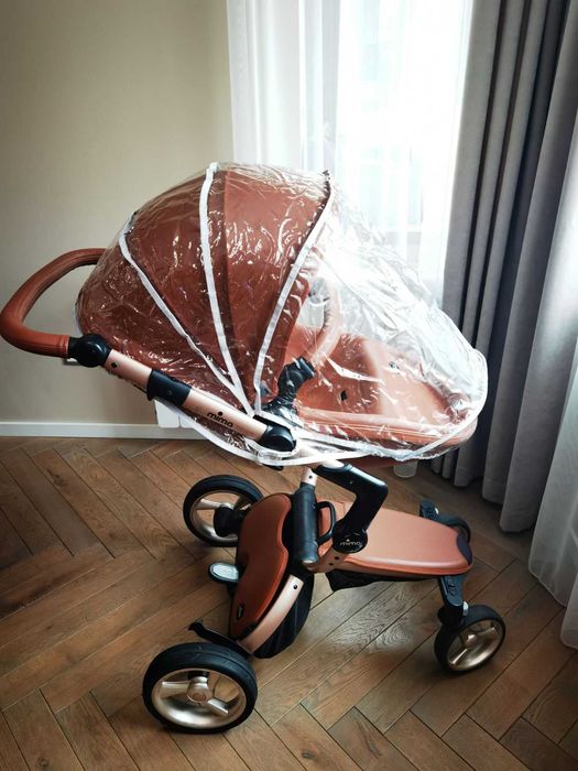 Детска количка Mima Xari Camel 2в1 + зимен чувал и дъждобран