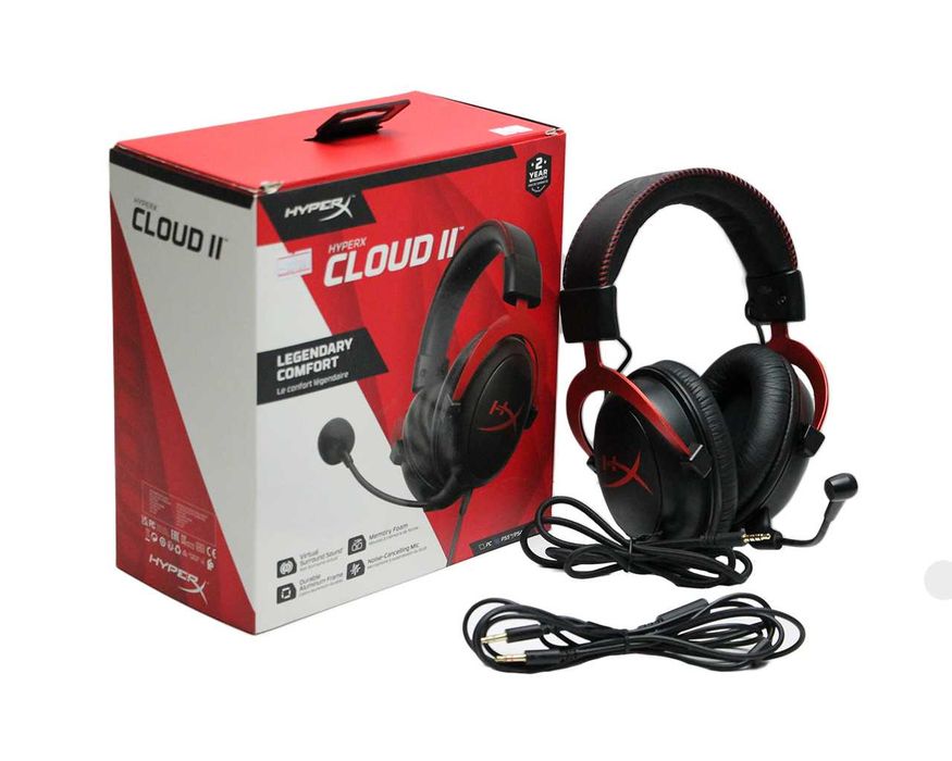 HyperX CLOUD 2 Проводное Миниджек 3.5 мм чёрный