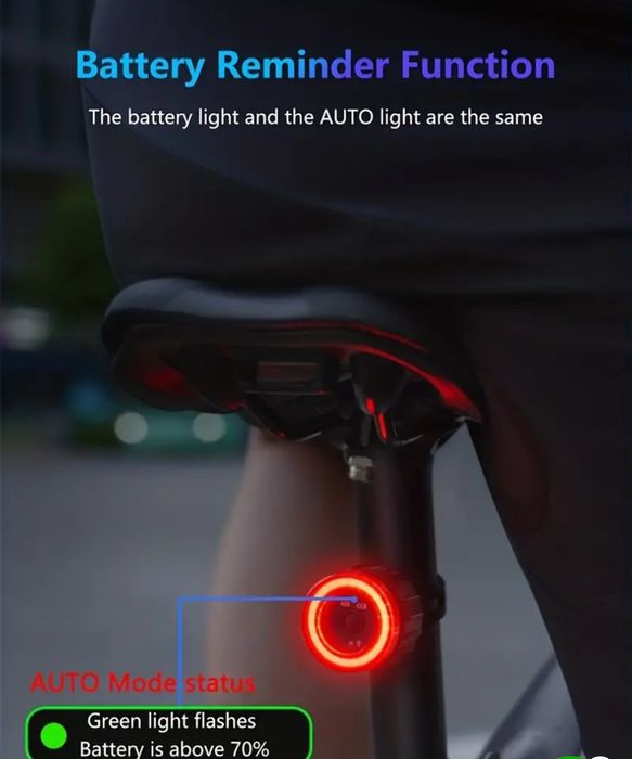 Стоп за велосипед нощна светлина