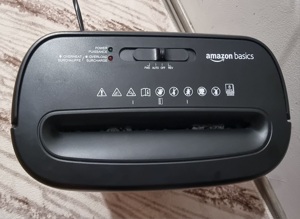 Шредел за документи Amazon