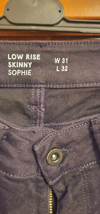Blugi skinny, negri, Tommy Hilfiger Denim, W 31 L 32