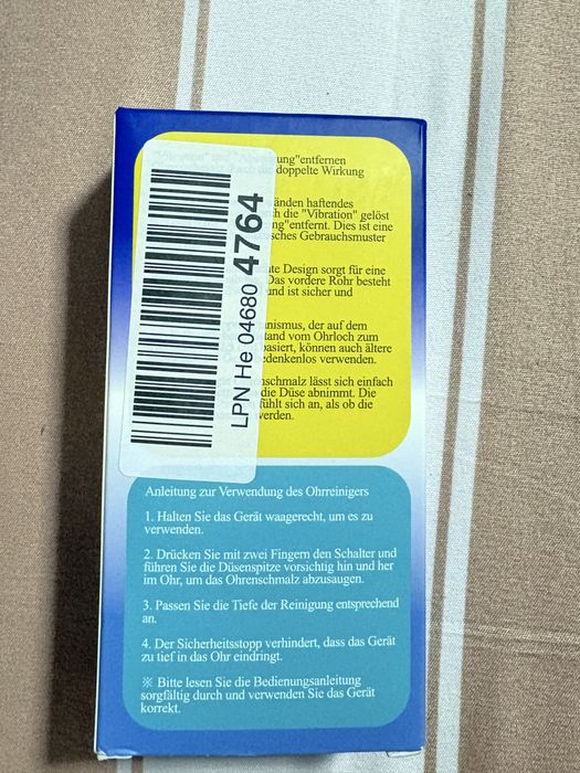 Aparat electric pentru curățarea urechilor – OROclear