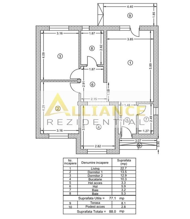 Casa individuala || 3 camere || teren 350 mp
