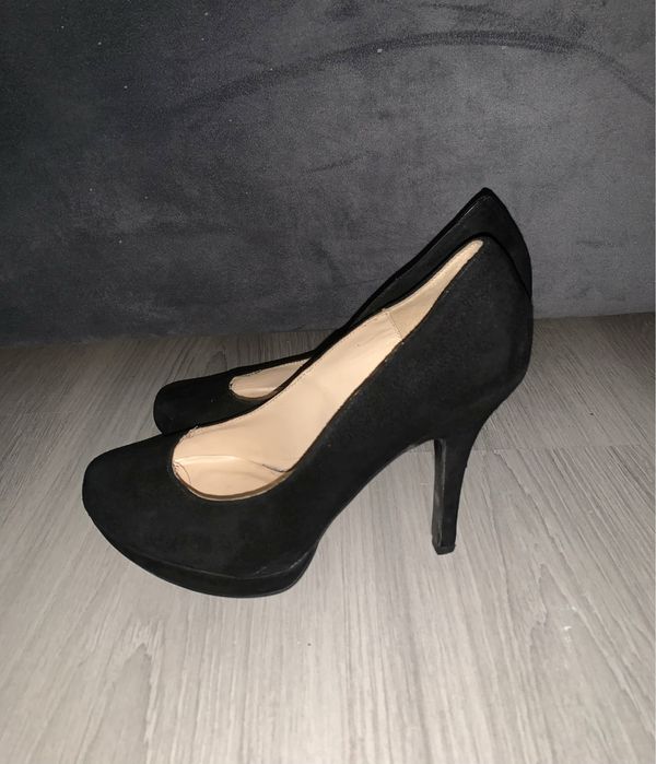 pantofi cu toc negri