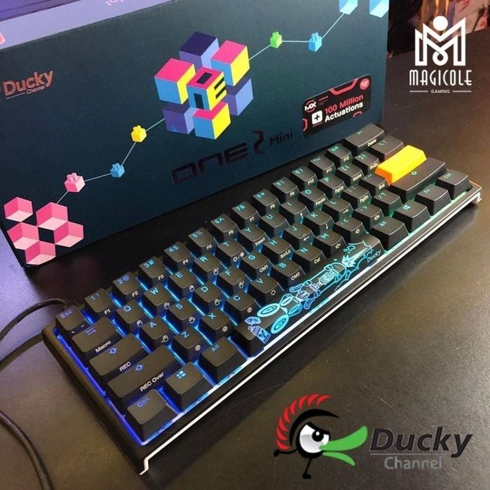 СКИДКА! Ducky One 2 Mini Механическая Клавиатура (свитчи cherry blue)