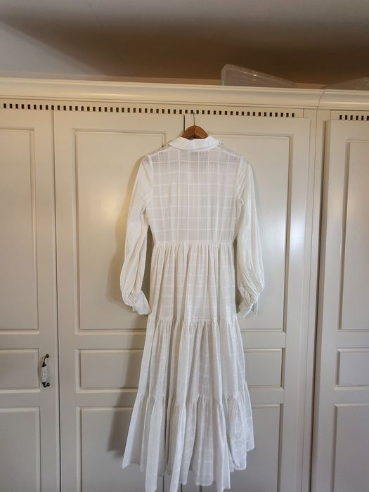 Rochie albă Miss Grey marimea M bumbac