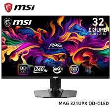 31.5" Монитор MSI MAG 321UPX QD-OLED 240hz