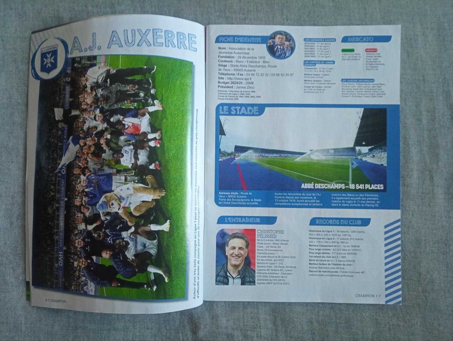 Списания AS Guia, Champion, Байерн, Jugon, Guerin, Футболна България