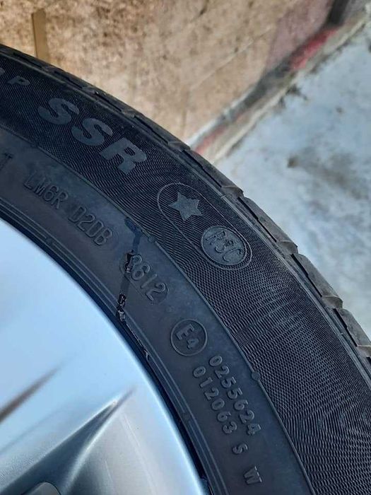 4 Броя 225/55/16 Continental 2x7mm 2x5,2mm RunFlat